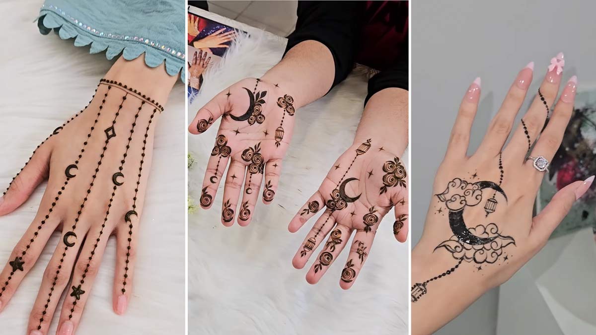 Chande Mehndi Designs For Eid